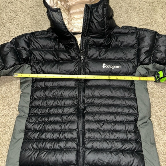 NWOT COTOPAXI Women’s XS Fuego Down Puffer Coat Jacket Black 800FP Hooded - Picture 6 of 10